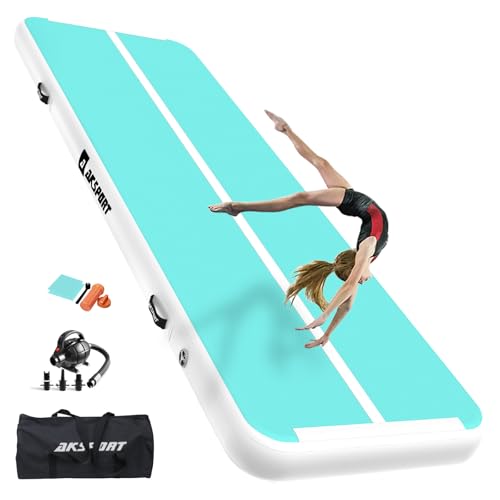 AKSPORT Gymnastics Air Mat Tumble Track with Air Pump A7907
