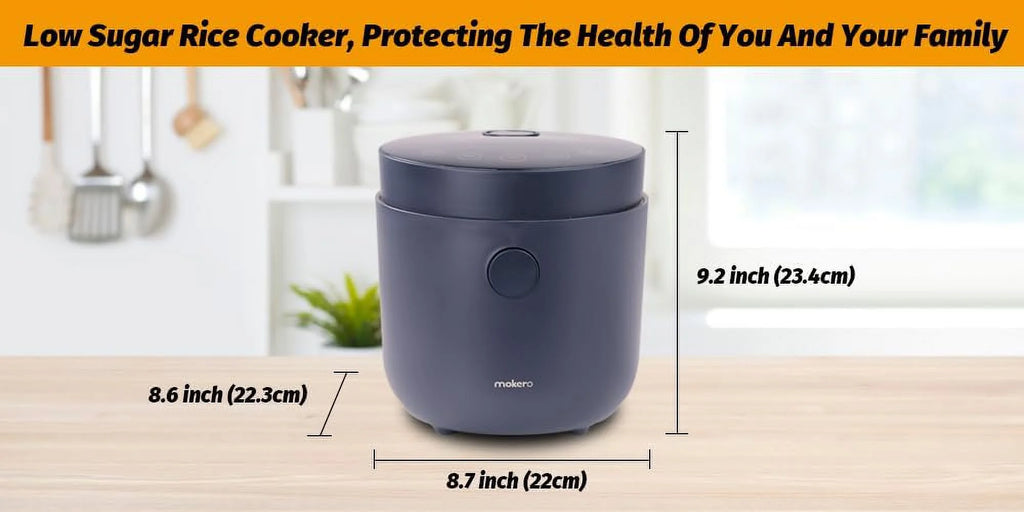 Mii Low Sugar Rice Cooker 2L Stainless Steel O464