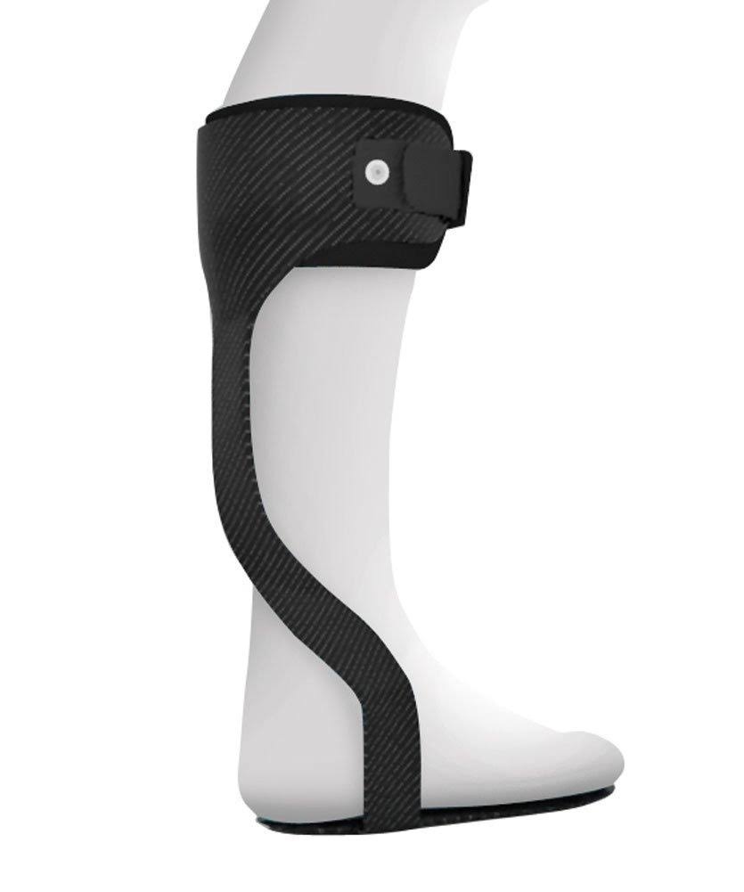 Alimed Carbon Fibre AFO, Anterior Medial Strut w/Tibia Relief, Left/XS