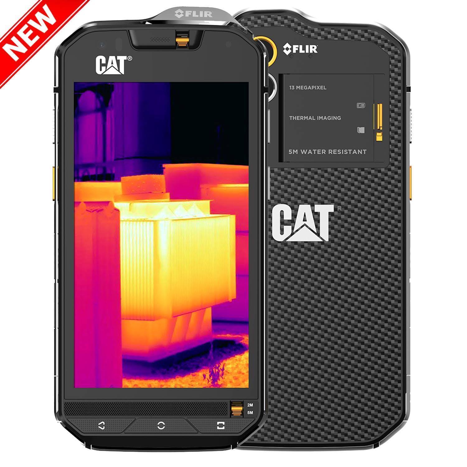 Cat S60 Dual-SIM 32 GB Black Unlocked U703