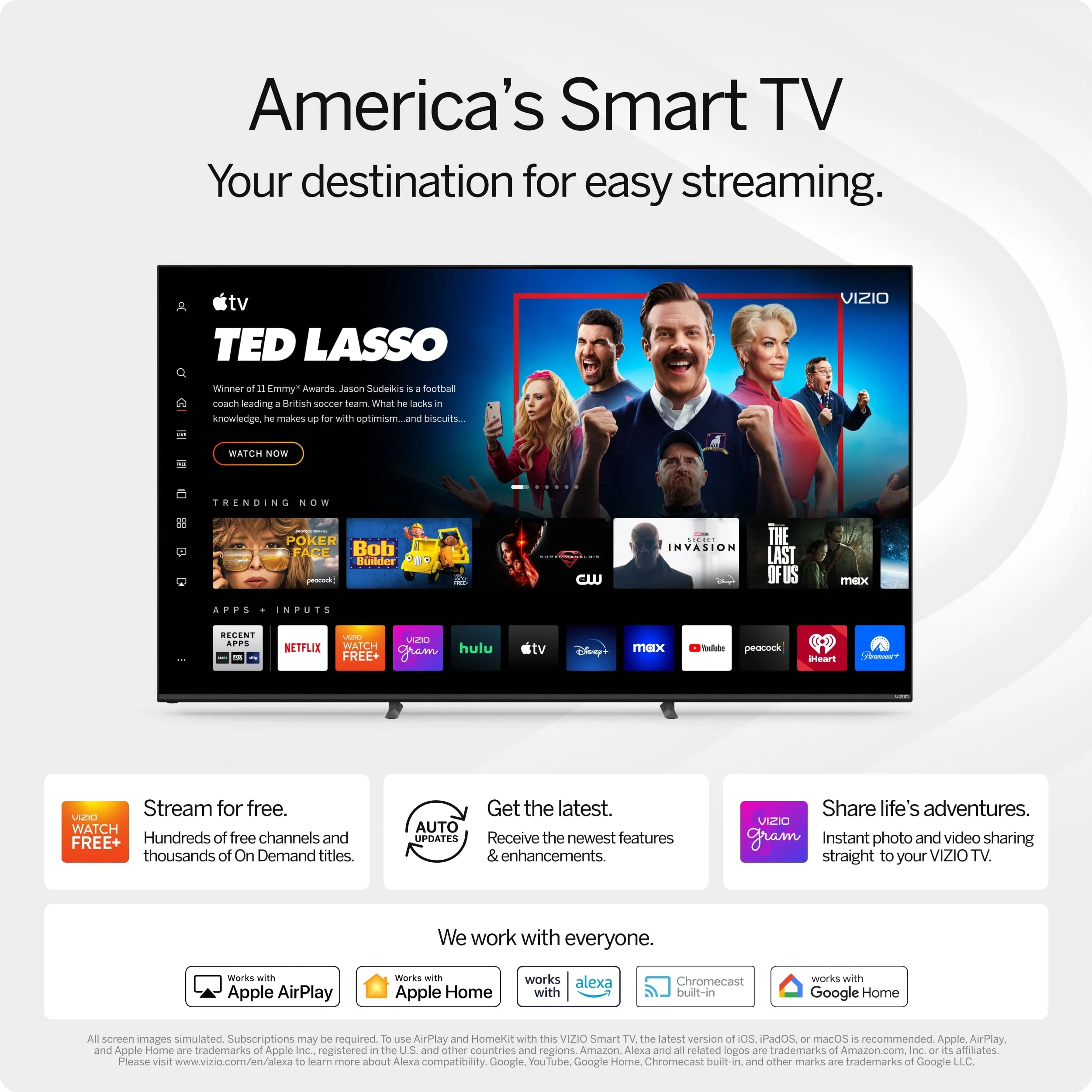 VIZIO 32 Class D-Series HD Smart TV D32h-J09 H7781