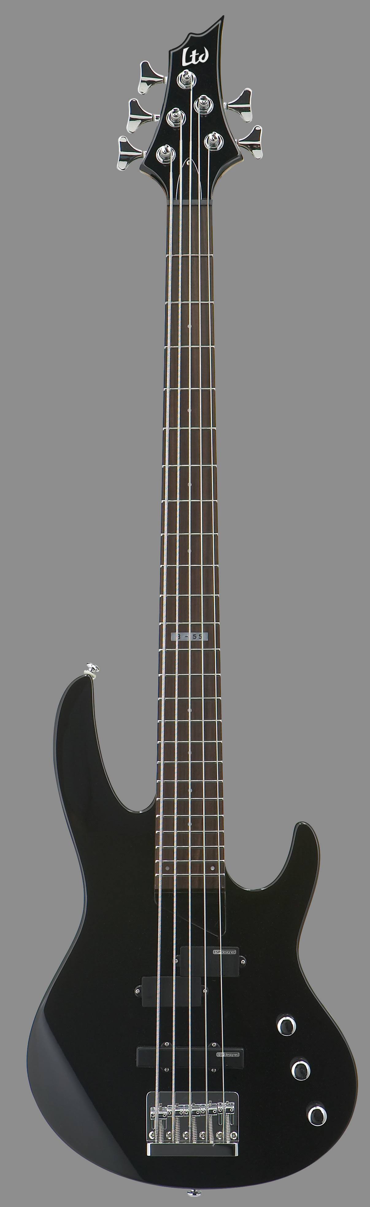 ESP LTD B-55 5-String Bass Guitar Black C635