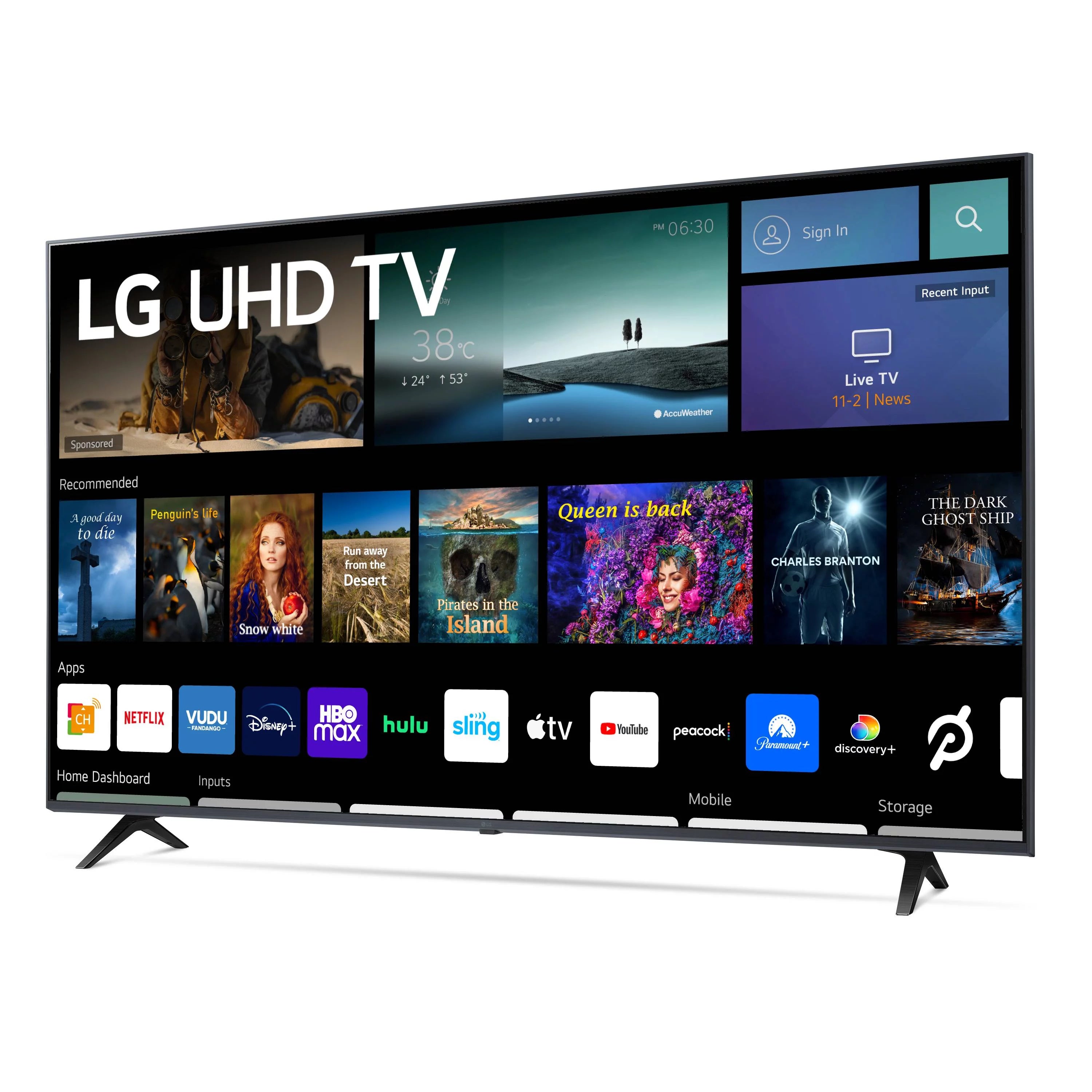 LG 65 4K UHD Smart TV webOS 65UQ7070ZUE O206