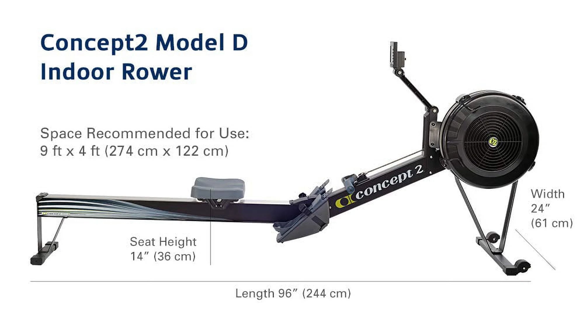 Concept2 Model D Indoor Rower with PM5 L39182