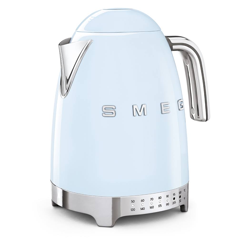 Smeg Variable Temperature Kettle, Pastel Blue K911152