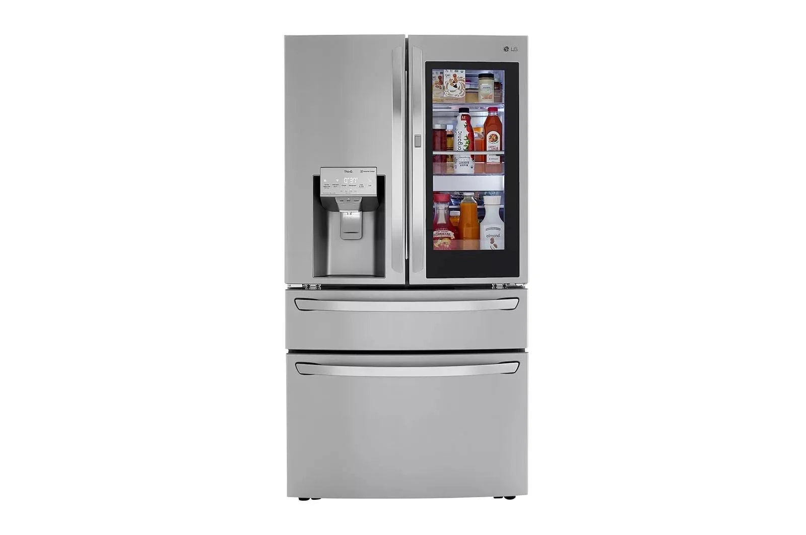 36 Inch Counter Depth Smart French Door Craft Ice™ Refrigerator with 22.5 Cu.
