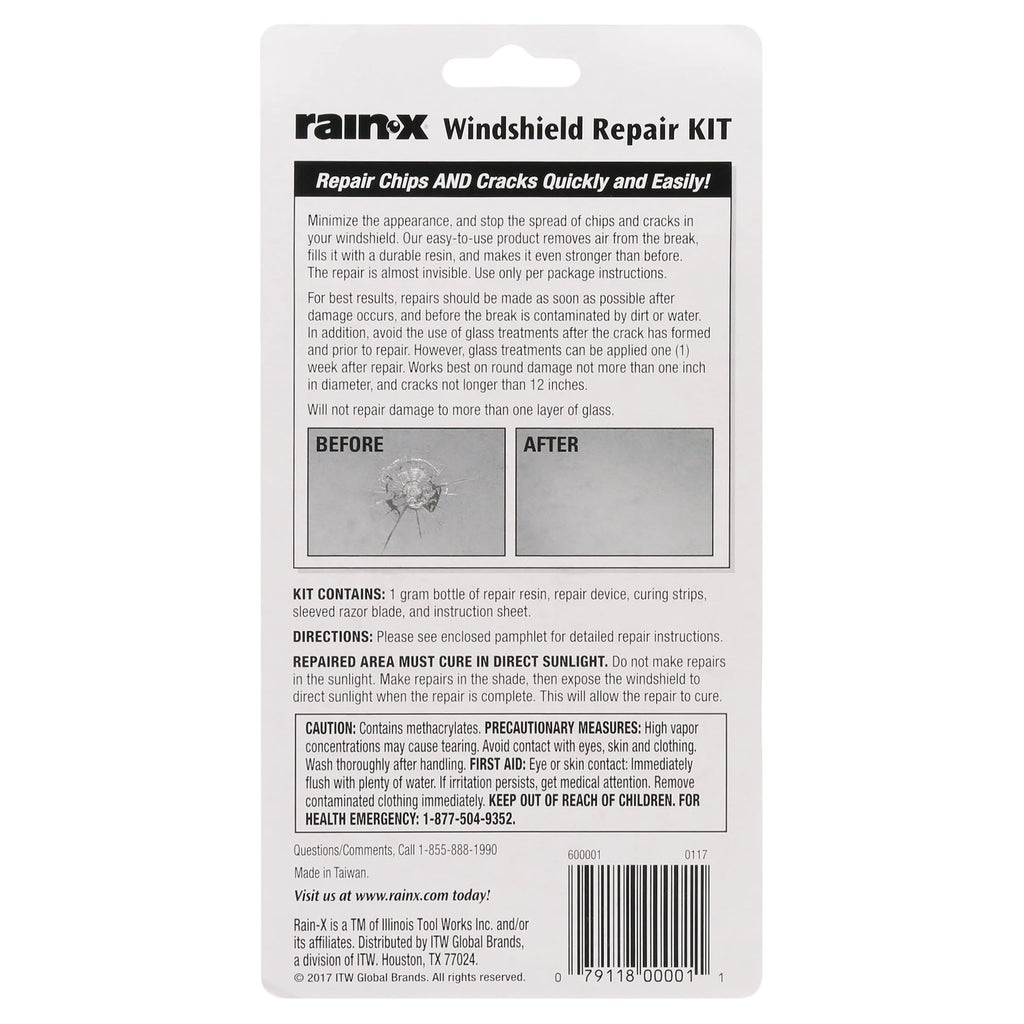 Rain-x Windshield Repair Kit for Chips and Cracks O4860