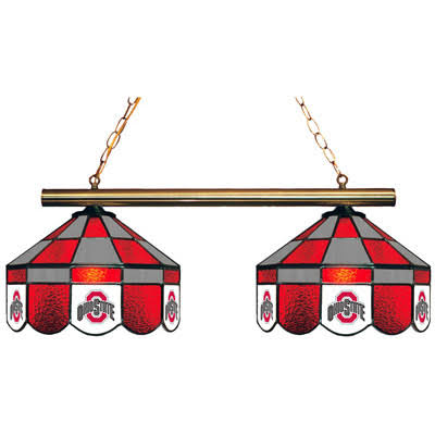 Wave 7 NCAA 2-Light Pool Table Light NCAA Team: Ohio State - 2, Style: Classic