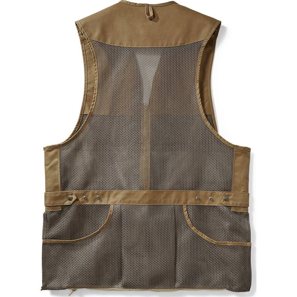 Filson Men's Light Shooting Vest - Dark Tan M84636