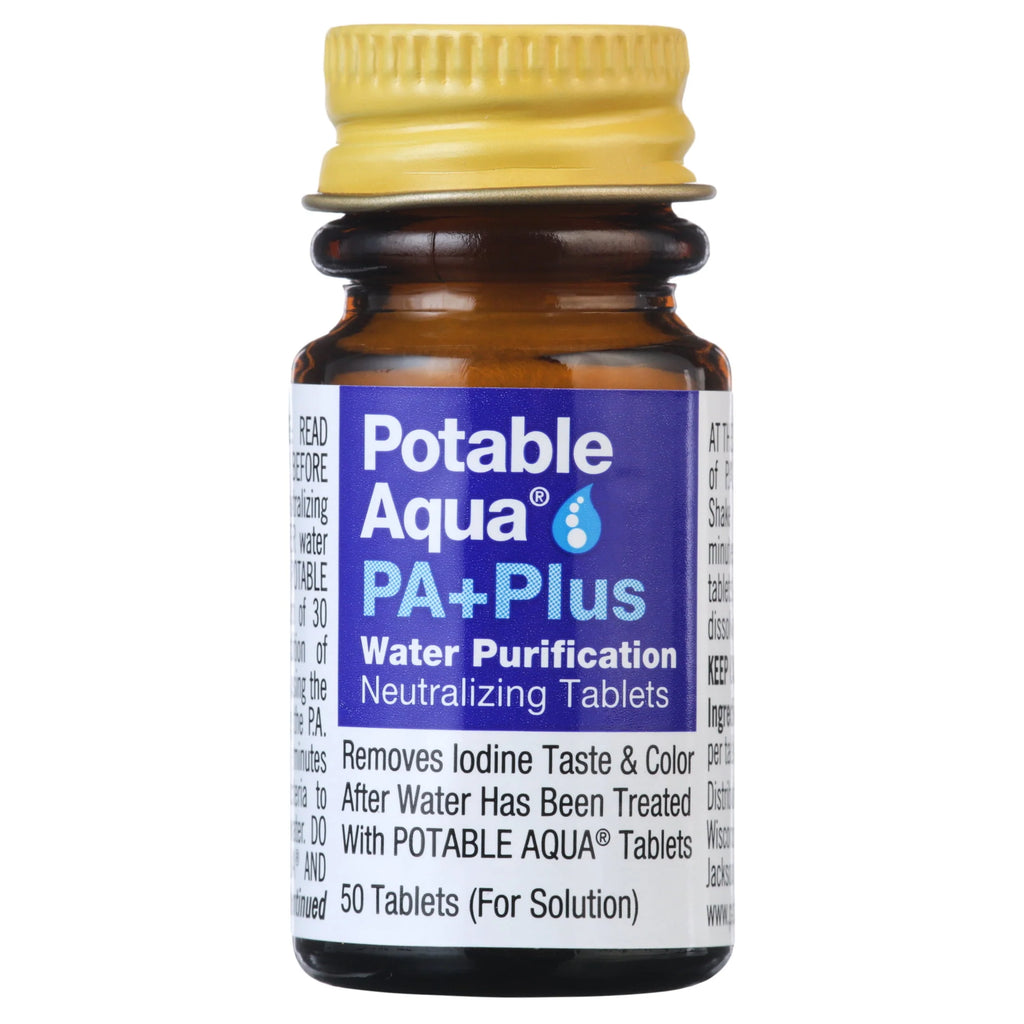 Potable Aqua Water Purification Tablets, 2 Bottles of 50 Count O370
