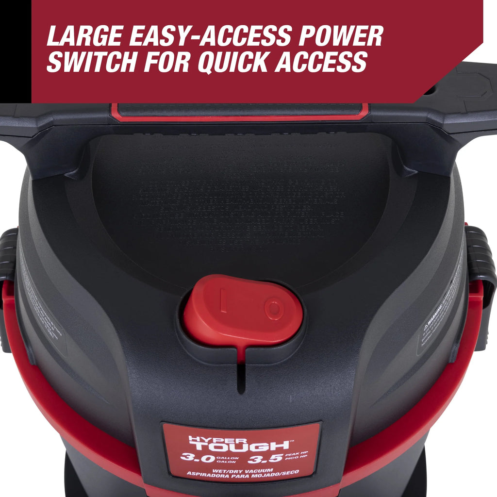 Hyper Tough 3 Gallon Wet Dry Vac Q7699