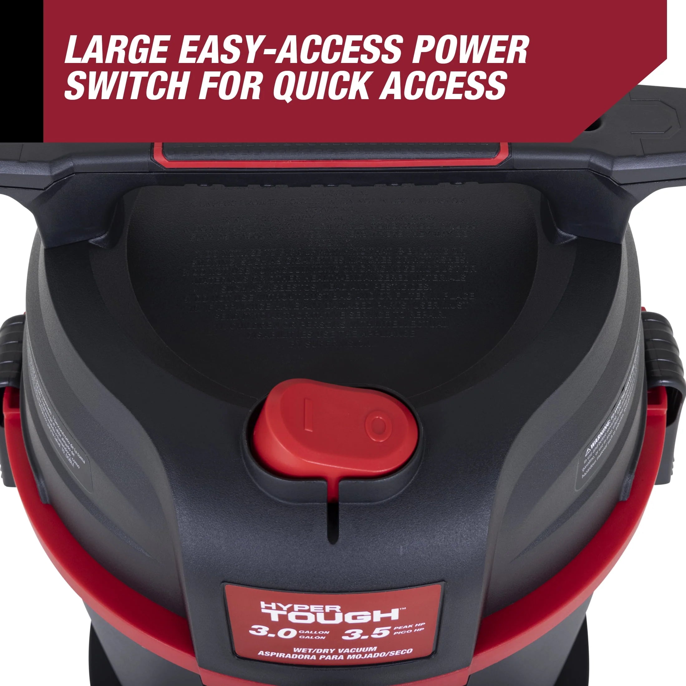 Hyper Tough 3 Gallon Wet Dry Vac Q7699