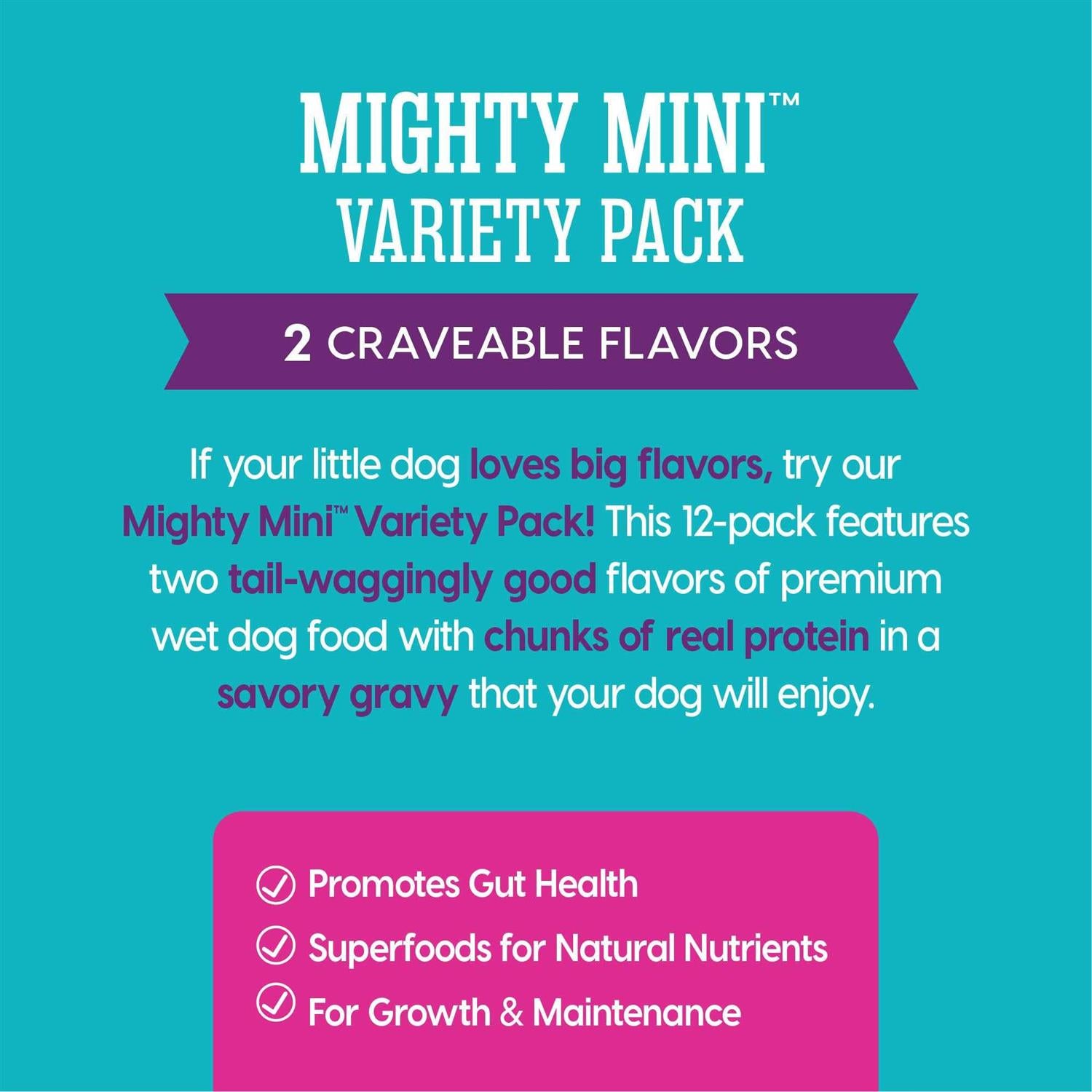 Solid Gold Mighty Mini Variety Pack Wet Dog Food R41607