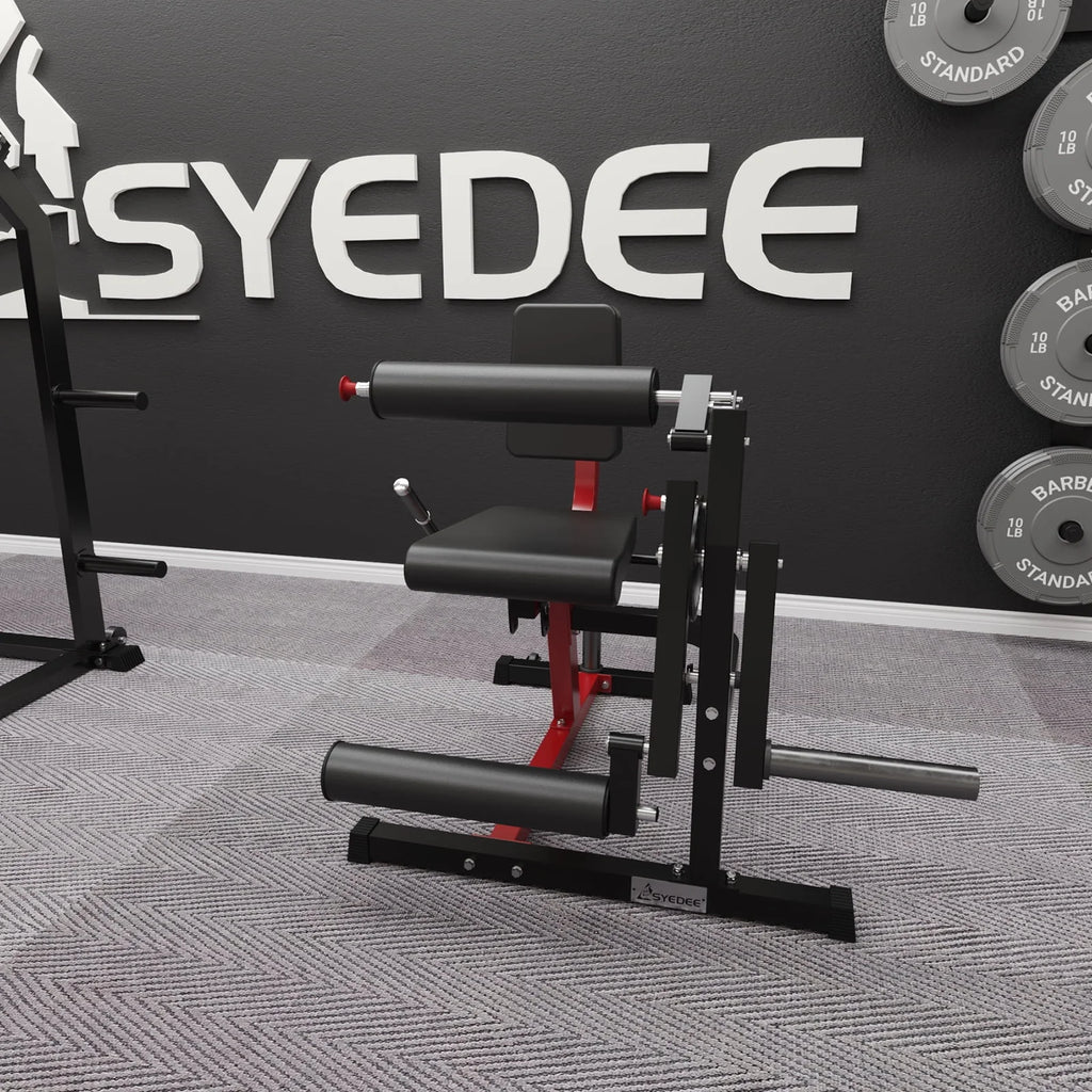 syedee Leg Extension and Curl Machine, Adjustable Home Gym Bench S5156