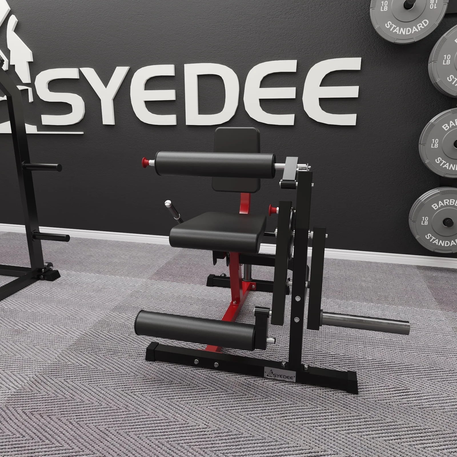 syedee Leg Extension and Curl Machine, Adjustable Home Gym Bench S5156