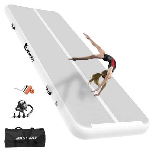 AKSPORT Gymnastics Air Mat Tumble Track with Air Pump A7907