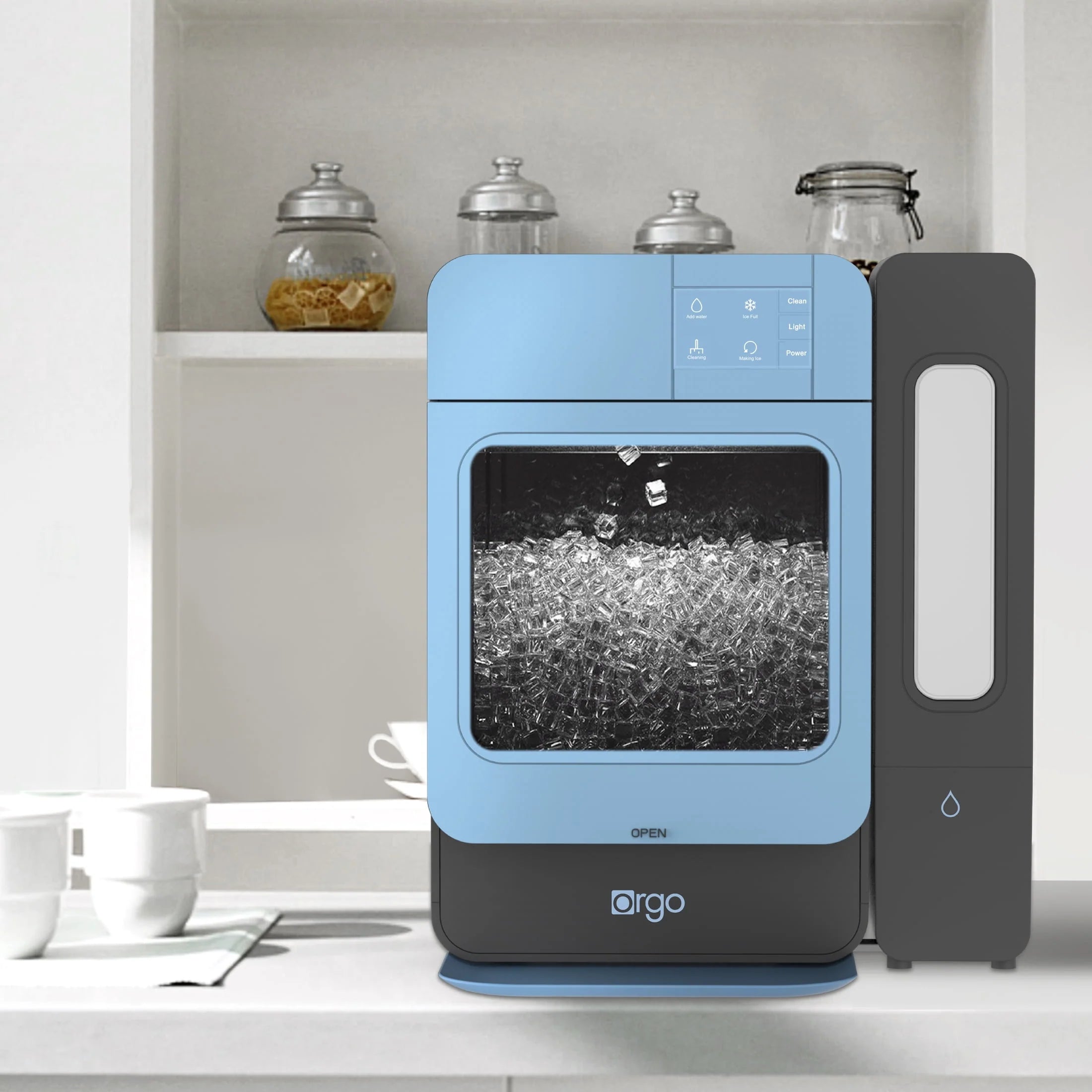 Orgo Products Sonic Countertop Nugget Ice Maker, Blue W585
