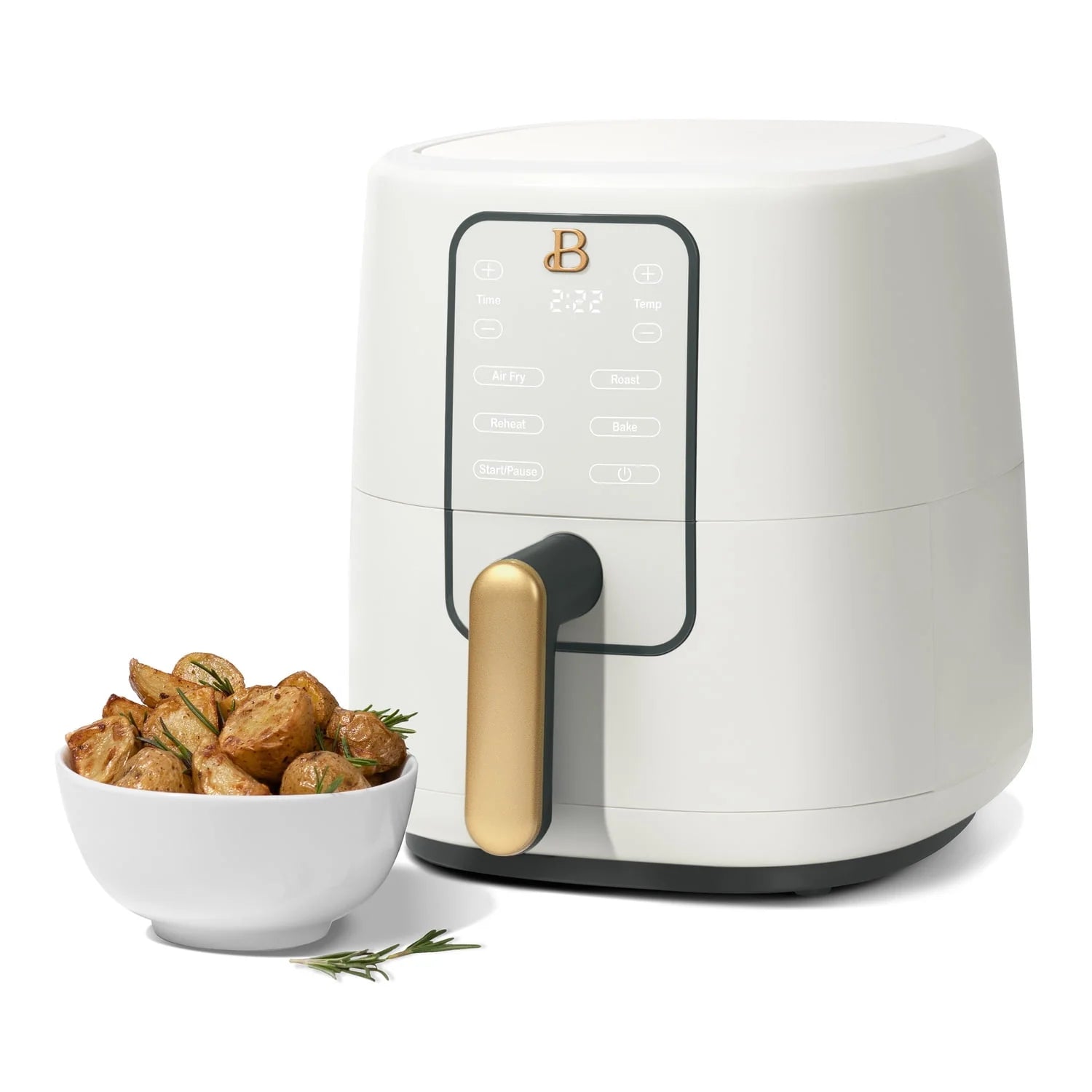 Beautiful 3 Qt Air Fryer with TurboCrisp Technology, White Icing by Drew Barrymore Q720518