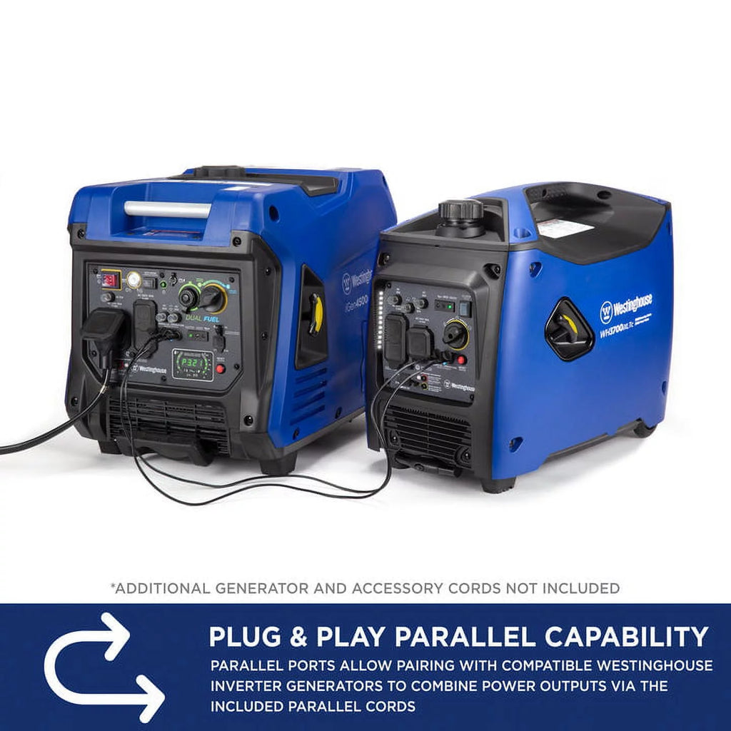 Westinghouse 3700 Peak Watt Gas Powered Portable Inverter Generator with CO Sensor D2760