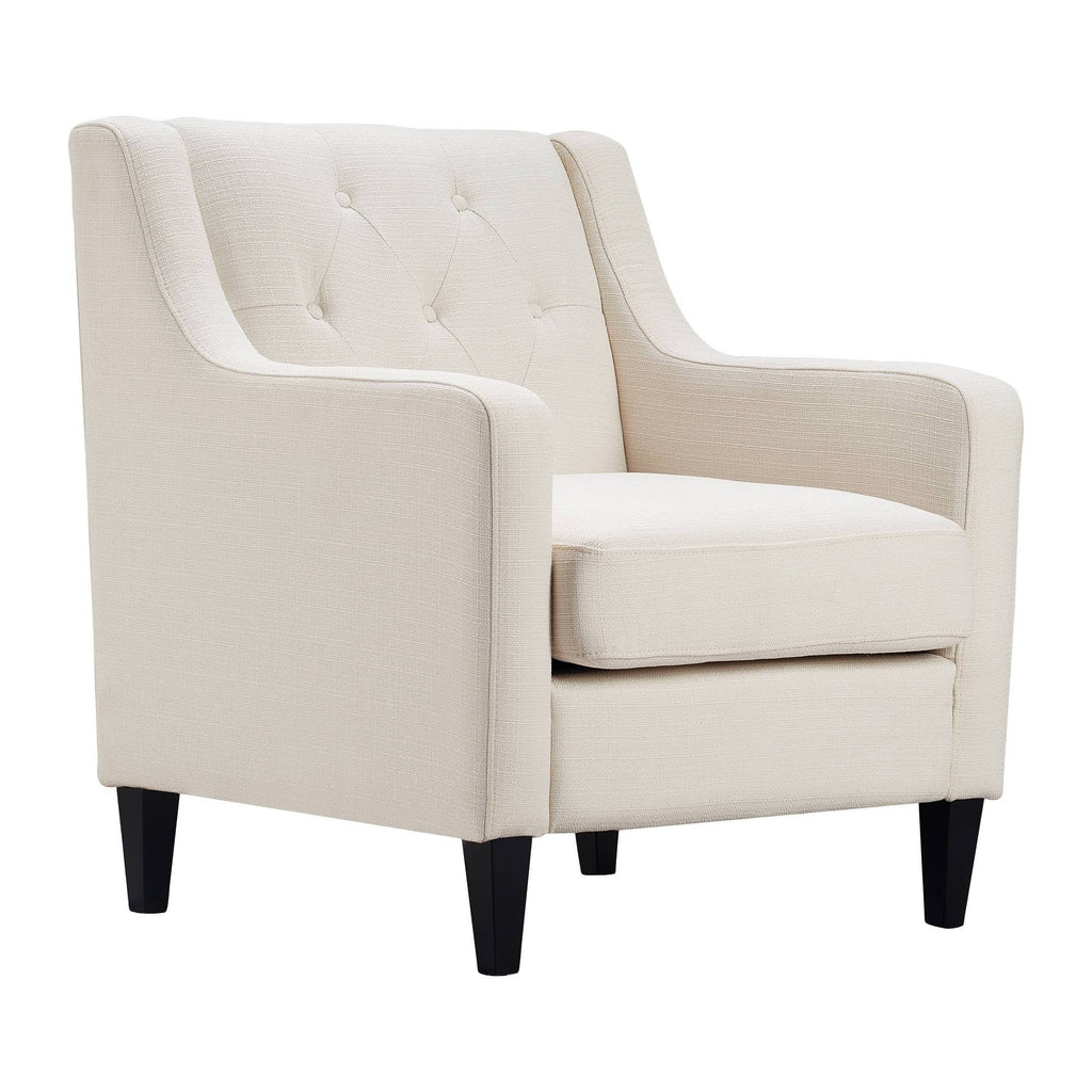 Serta Nina Tufted Accent Chair Cream P53401