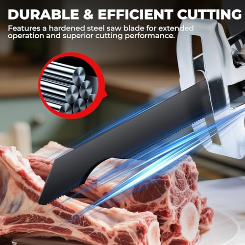 Newhai Electric Bone Saw Machine Cordless Butcher Saw with 4 Blades S86618