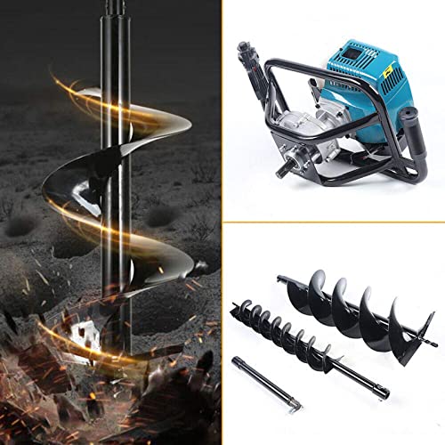 DYRABREST 52cc Gas Powered Earth Auger Post Hole Digger with 4/6/8 inch Bits K1897