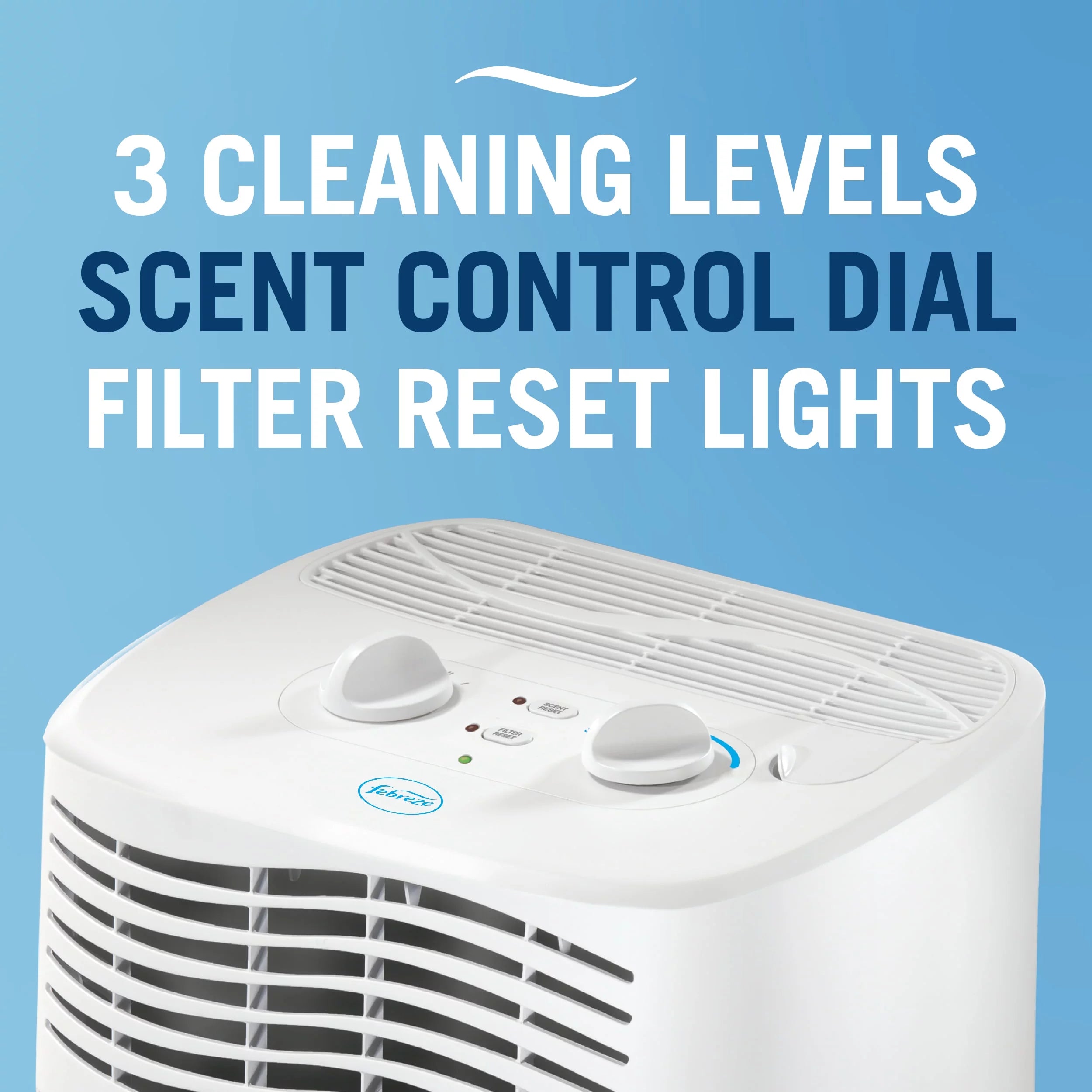 Febreze Tabletop HEPA-Type Air Purifier FHT170W White W64473