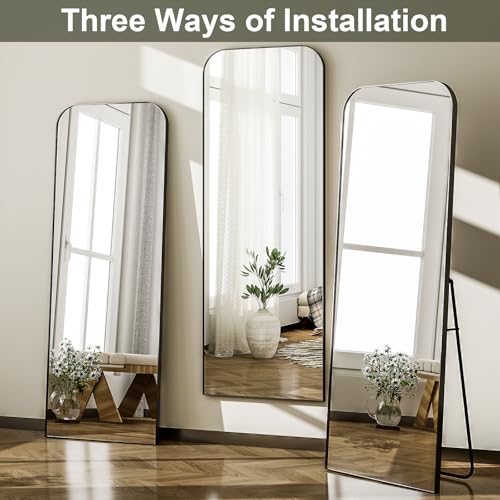 HARRITPURE 57"x20" Full Length Mirror with Aluminum Frame, Gold A38098