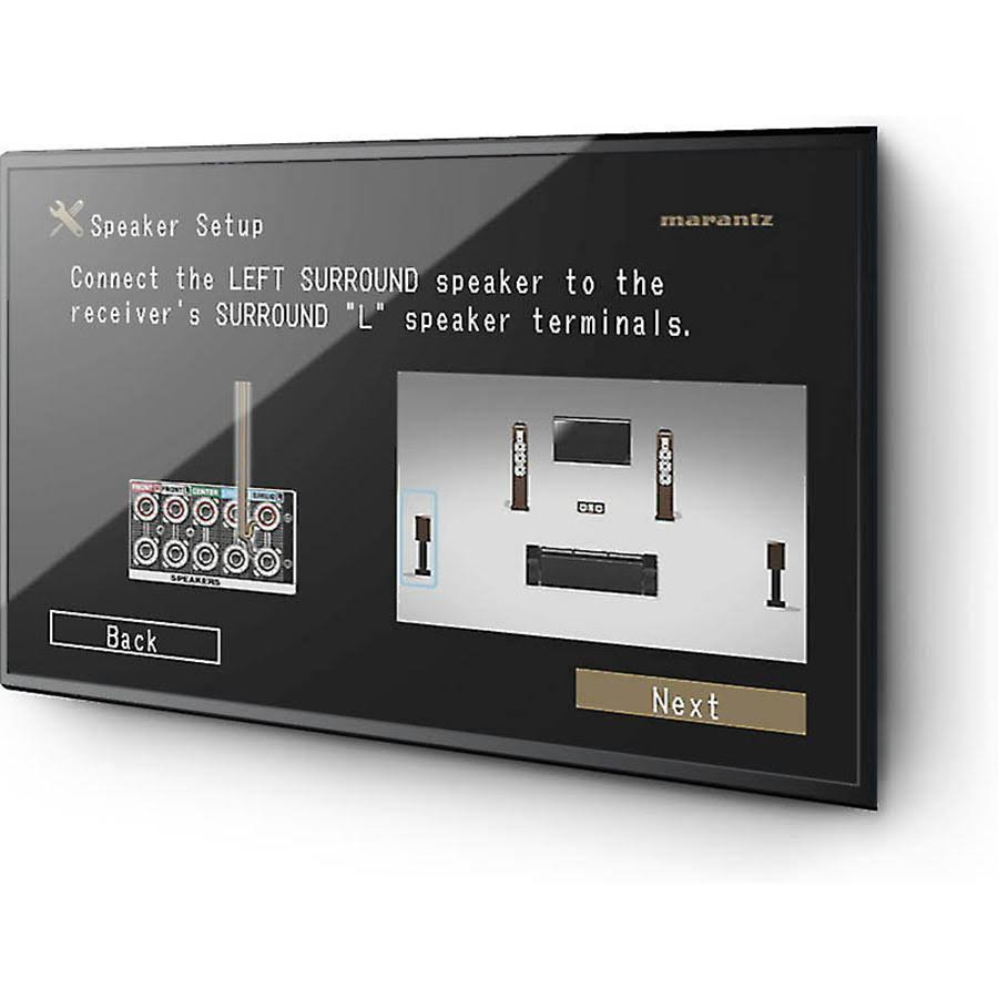 Marantz NR1504 Slim Line 5.1 Channel Network AV Receiver L5596