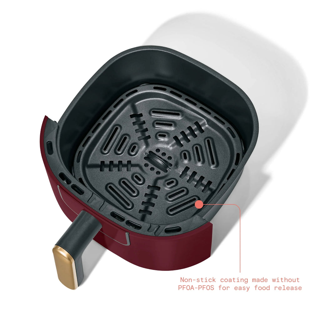 Beautiful 3 Qt Air Fryer with TurboCrisp Technology, White Icing by Drew Barrymore Q720518