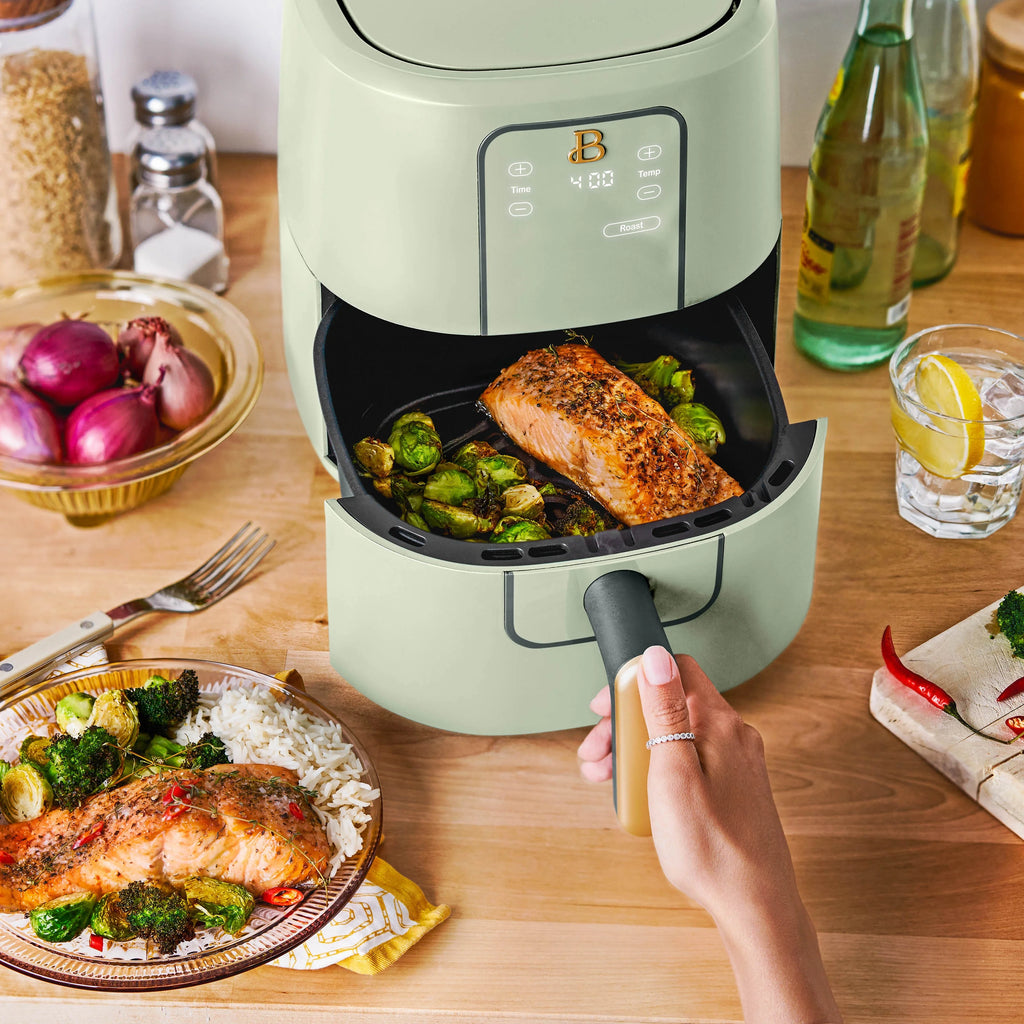 Beautiful 3 Qt Air Fryer with TurboCrisp Technology, White Icing by Drew Barrymore Q37808