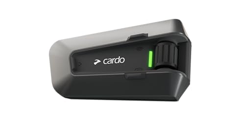Cardo PACKTALK Edge Motorcycle Bluetooth Headset Intercom - Single Pack, Black P84142