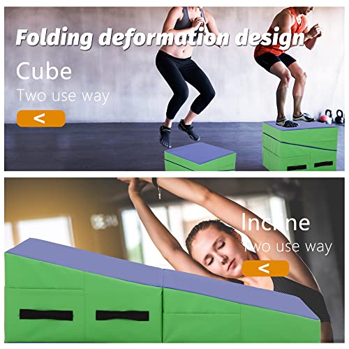 BestMassage Gymnastics Mat Folding Tumbling Mat with Handle G7001