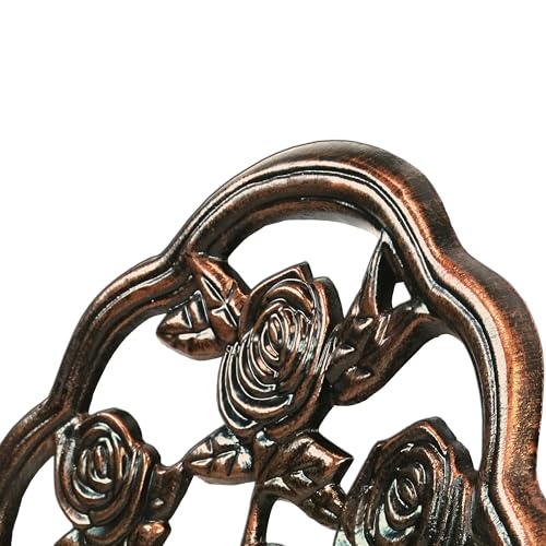 Oakland Living 3-Piece Rose Bistro Set with Cast Aluminum Table U718