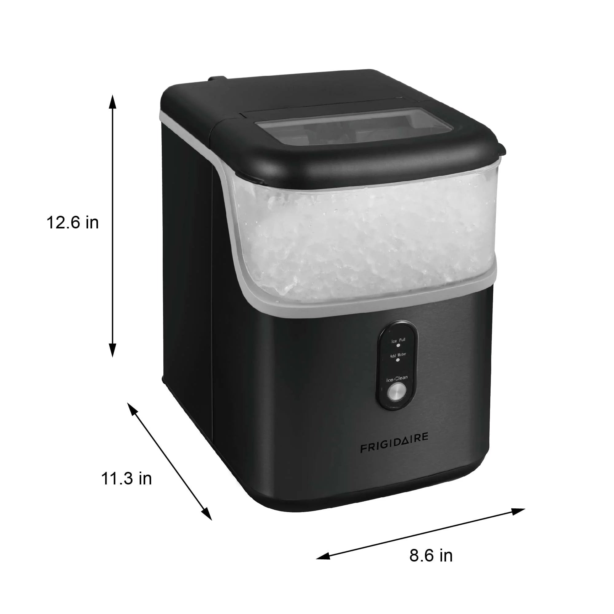 Frigidaire 33 Lbs. Nugget Ice Maker - Black Stainless Steel W875