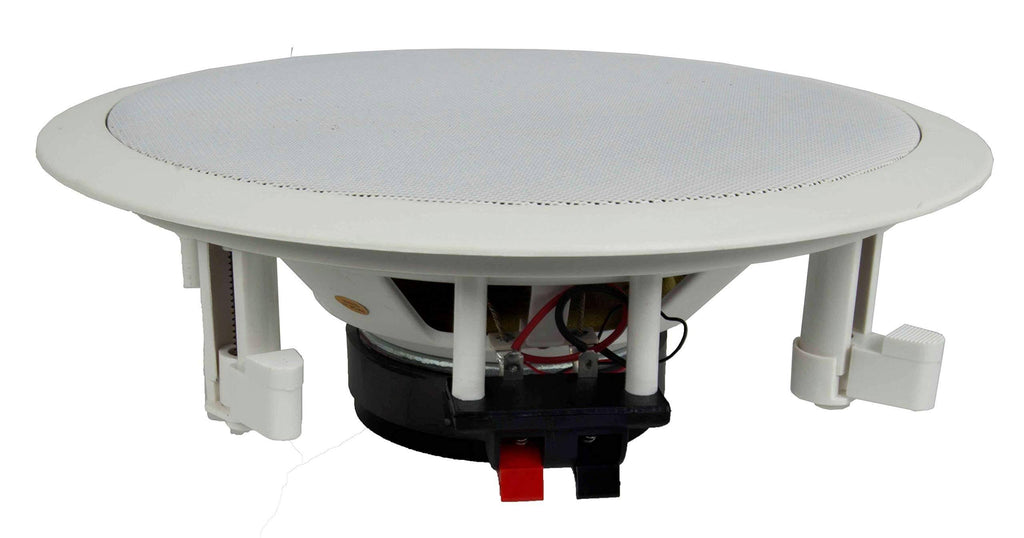 Pyle Pdic81rd 8x22 1000W Round Wall and Ceiling Speakers 2 Pair F161
