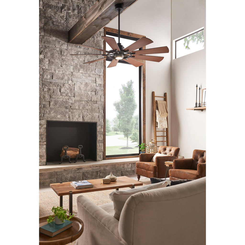 Kichler Gentry Anvil Iron 65x22 LED Ceiling Fan G79221
