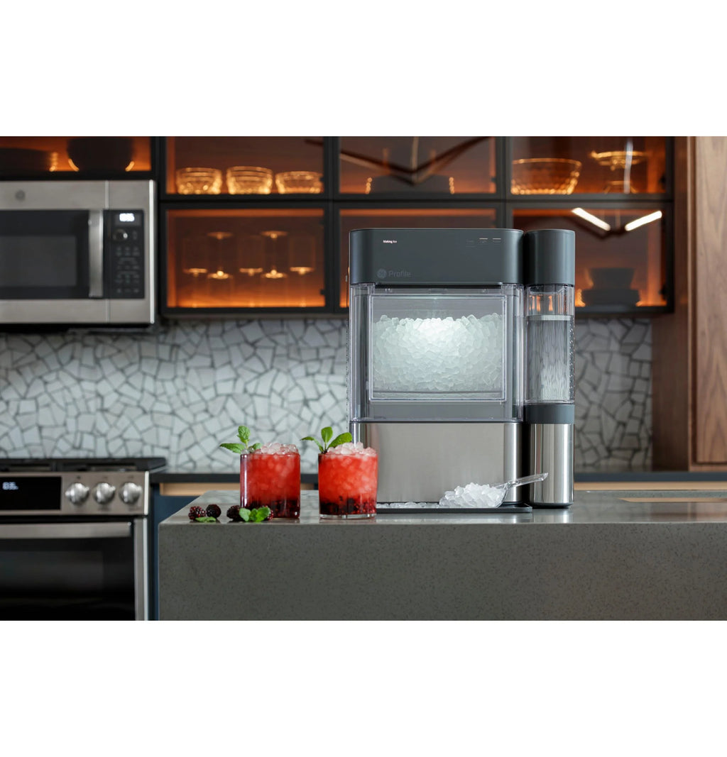 GE Profile Opal 2.0 Countertop Nugget Ice Maker with Side Tank, Stainless Steel Q7669