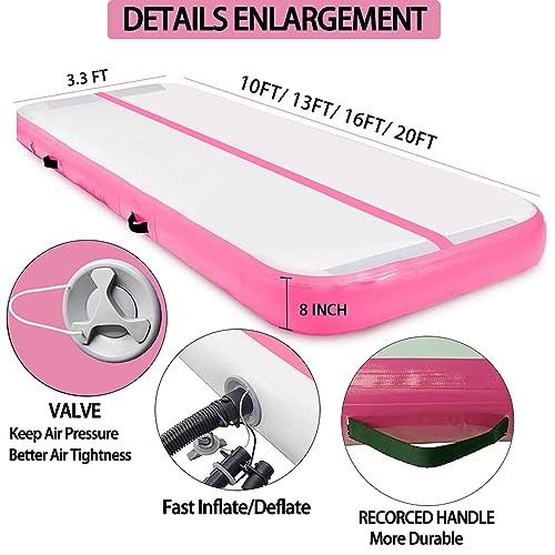 DOBESTS Inflatable Gymnastics Tumbling Mat with Pump G20525