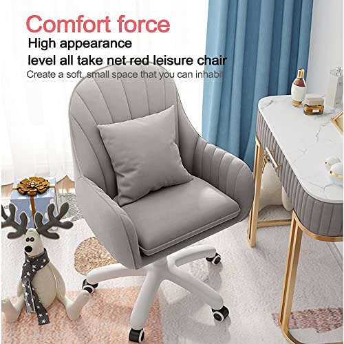 Mid-Back Upholstered Swivel Task Chair for Home Office N37900