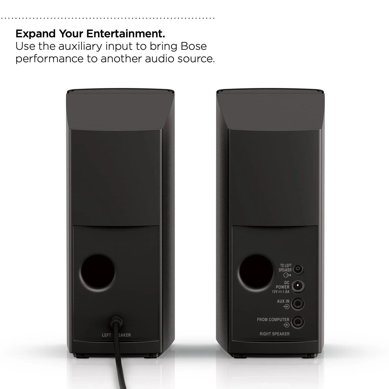 Bose Companion 2 Multimedia Computer Speaker System F64207