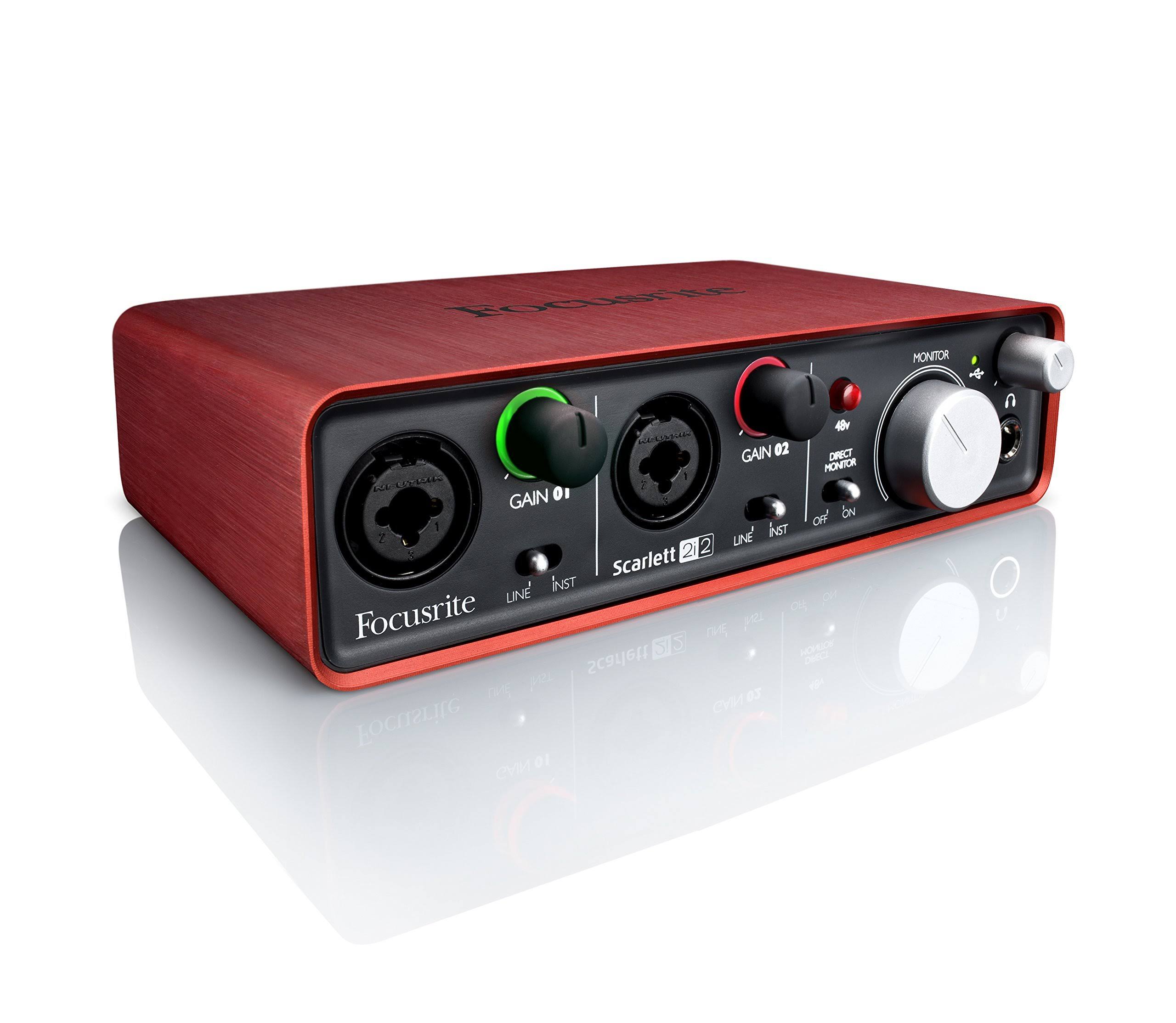 Focusrite Scarlett 2i2 USB Audio Interface - Megean