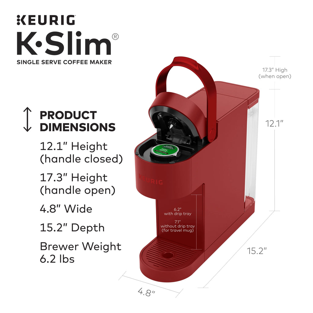 Keurig K-Slim Black Single-Serve K-Cup Pod Coffee Maker J75820