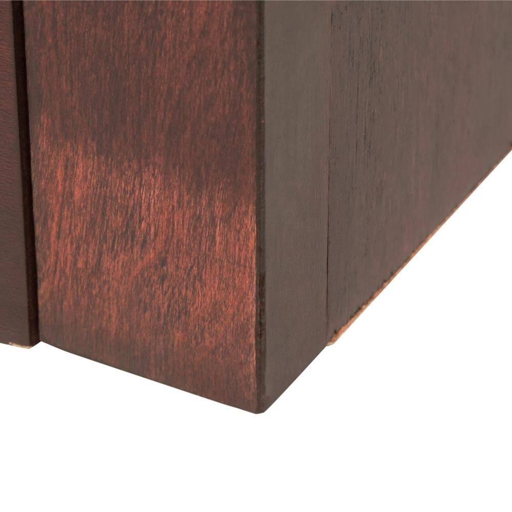 Concepts in Wood Double Wide Bookcase 6 Shelves Cherry M13472