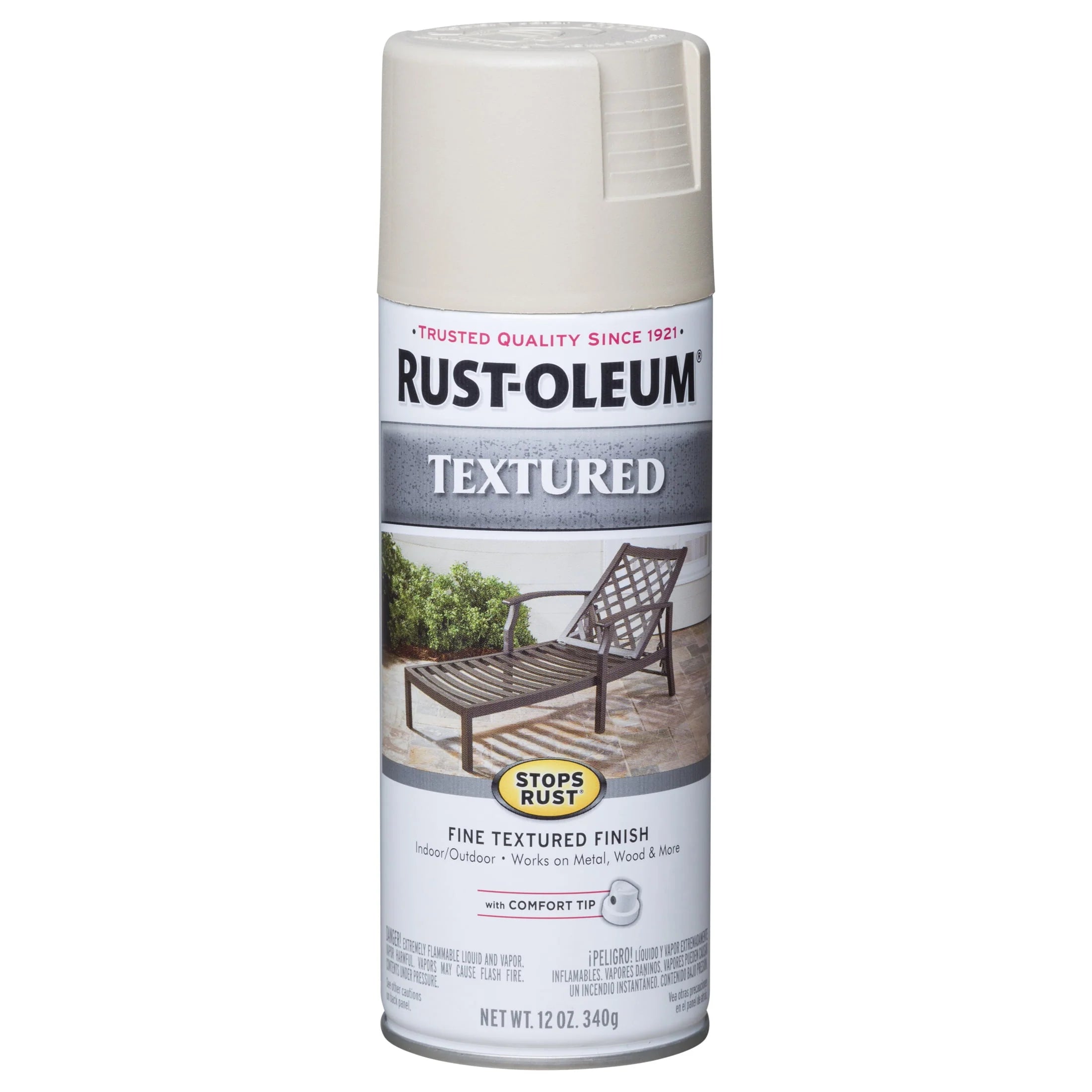 Rust-Oleum Stops Rust Satin Protective Enamel Spray Paint 285092, 12 oz Y531