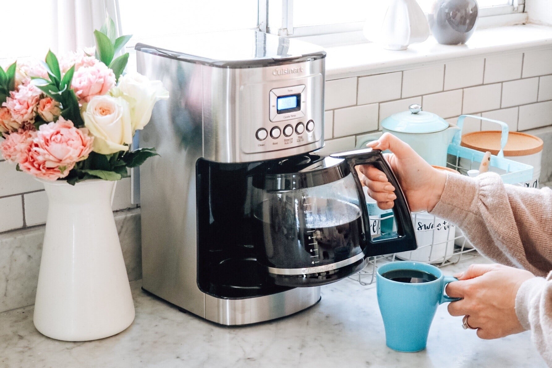 Cuisinart Perfectemp™ 14 Cup Programmable Coffeemaker, Silver D522