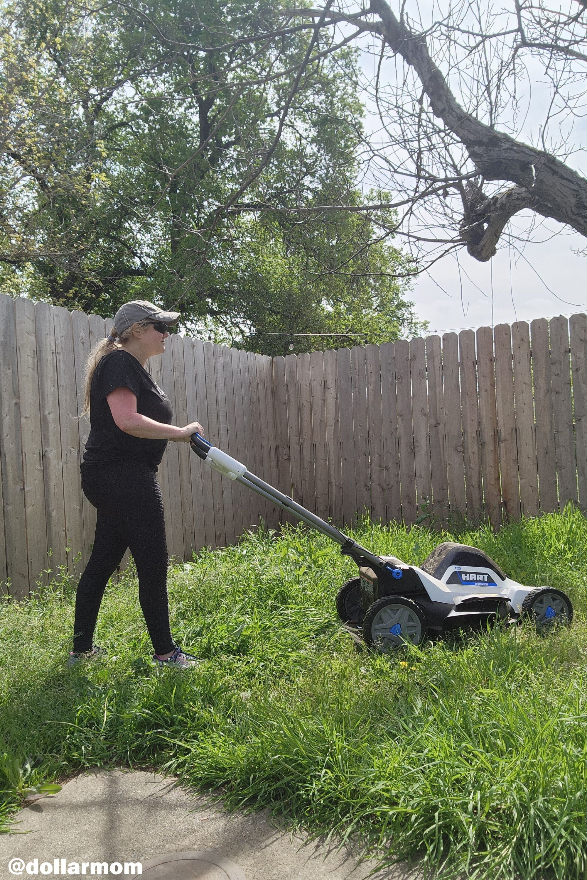 HART 40-Volt 20-inch Cordless Brushless Push Mower Kit with 6.0Ah Battery L25946