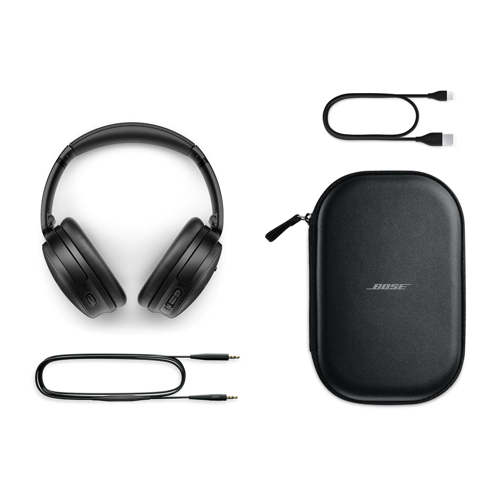 Bose QuietComfort Headphones Wireless Noise Cancelling Over-Ear, Black A2825