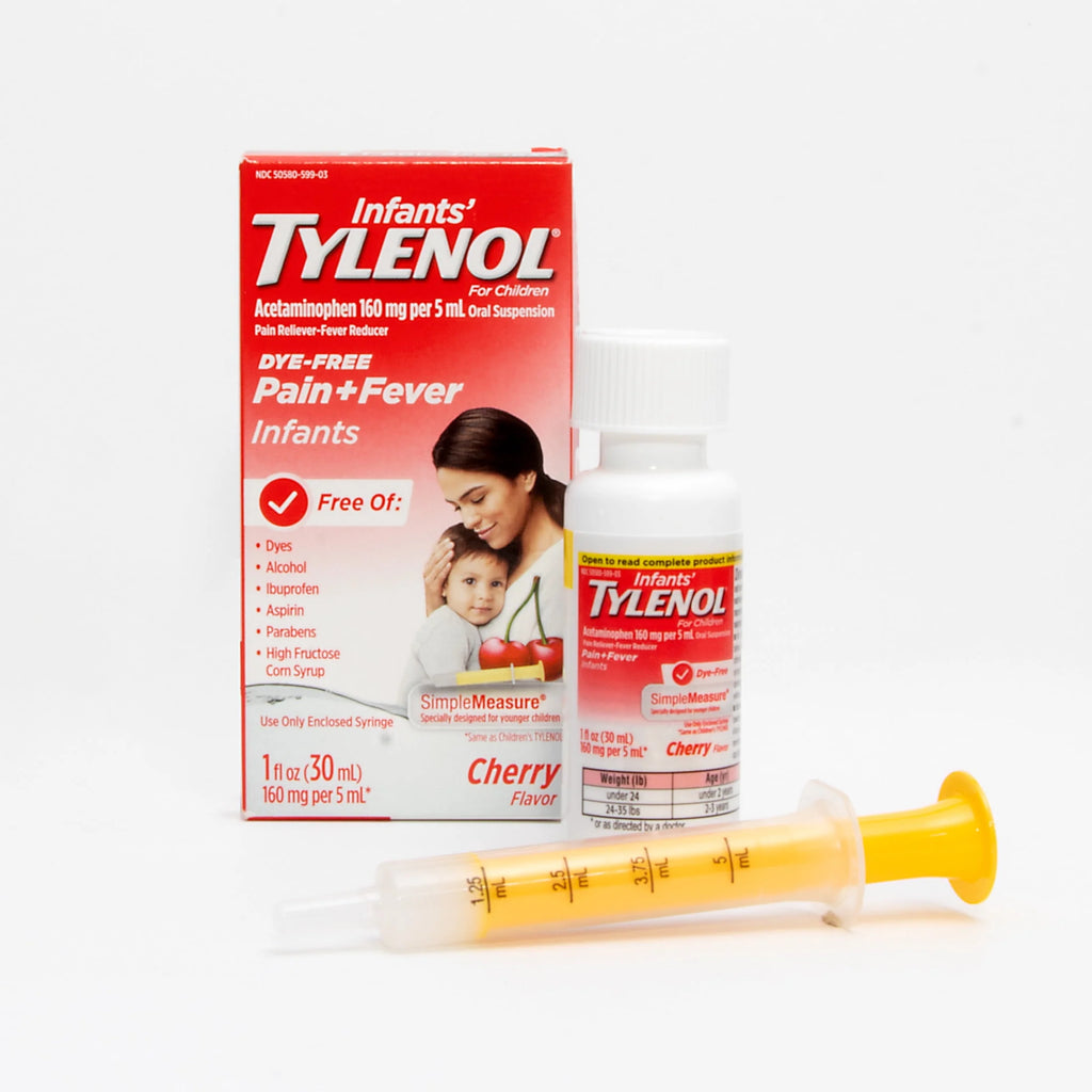 Infants' Tylenol Acetaminophen Dye-Free Cherry, 1 fl. oz H1013