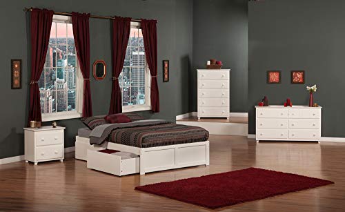 AFI Concord Platform Bed with Storage Drawers J78151
